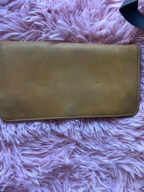 Universal Thread Tan Leather Wallet Clutch